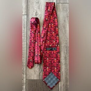 Fox & Chave 100% Silk Tie Beefeaters Tower London Ravens Historic Royal Palaces